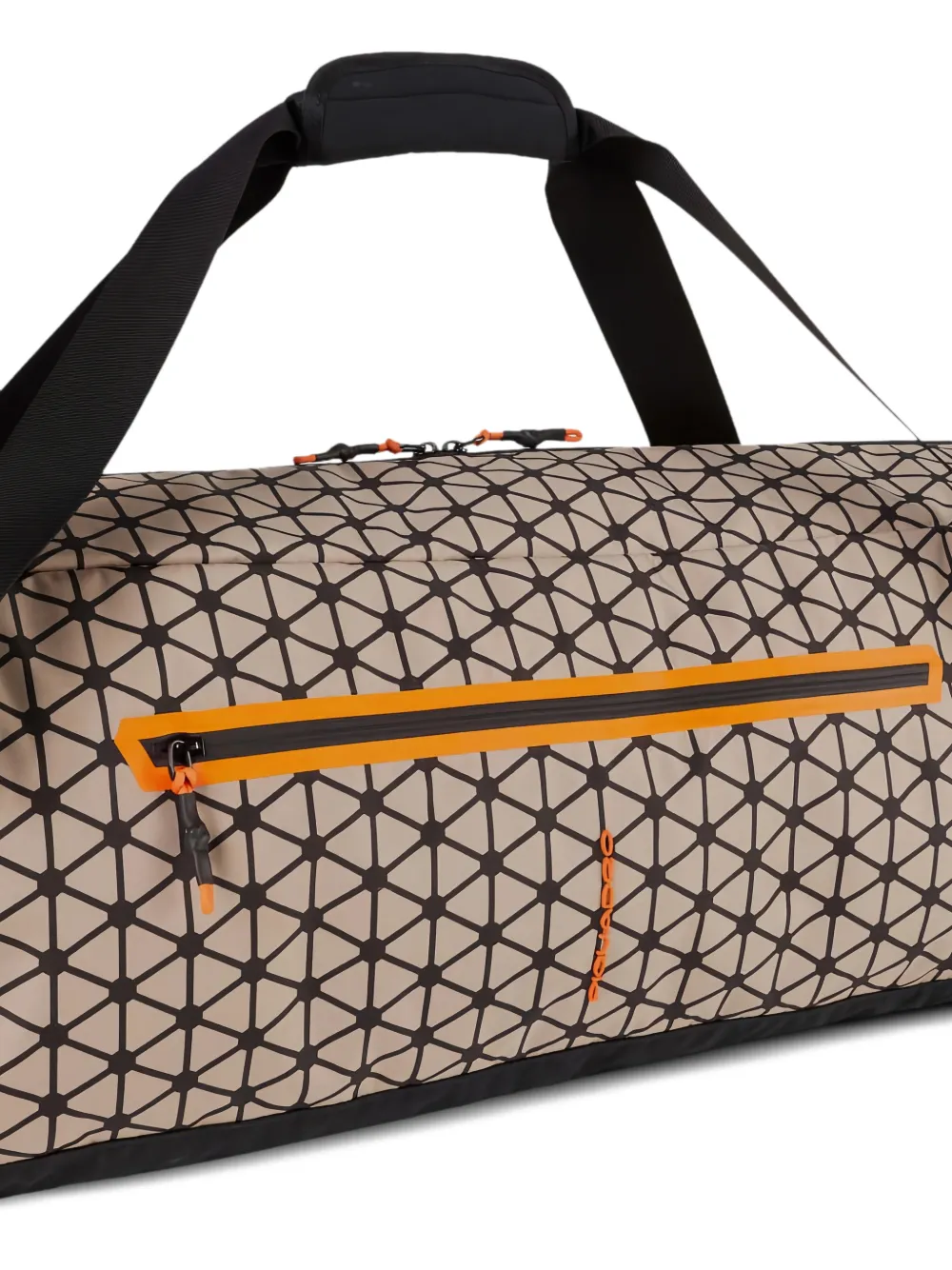 PIQUADRO Skitas met geometrische print Beige