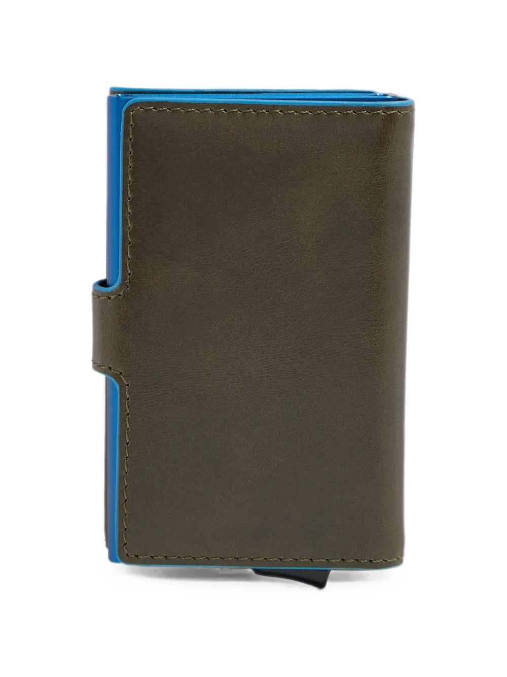 PIQUADRO logo-lettering wallet Groen