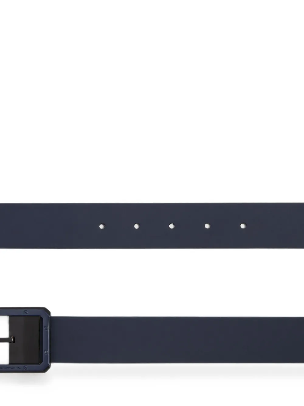 PIQUADRO Riem met geometrische gesp Blauw