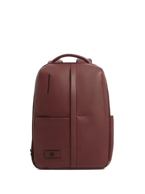 PIQUADRO leather laptop backpack