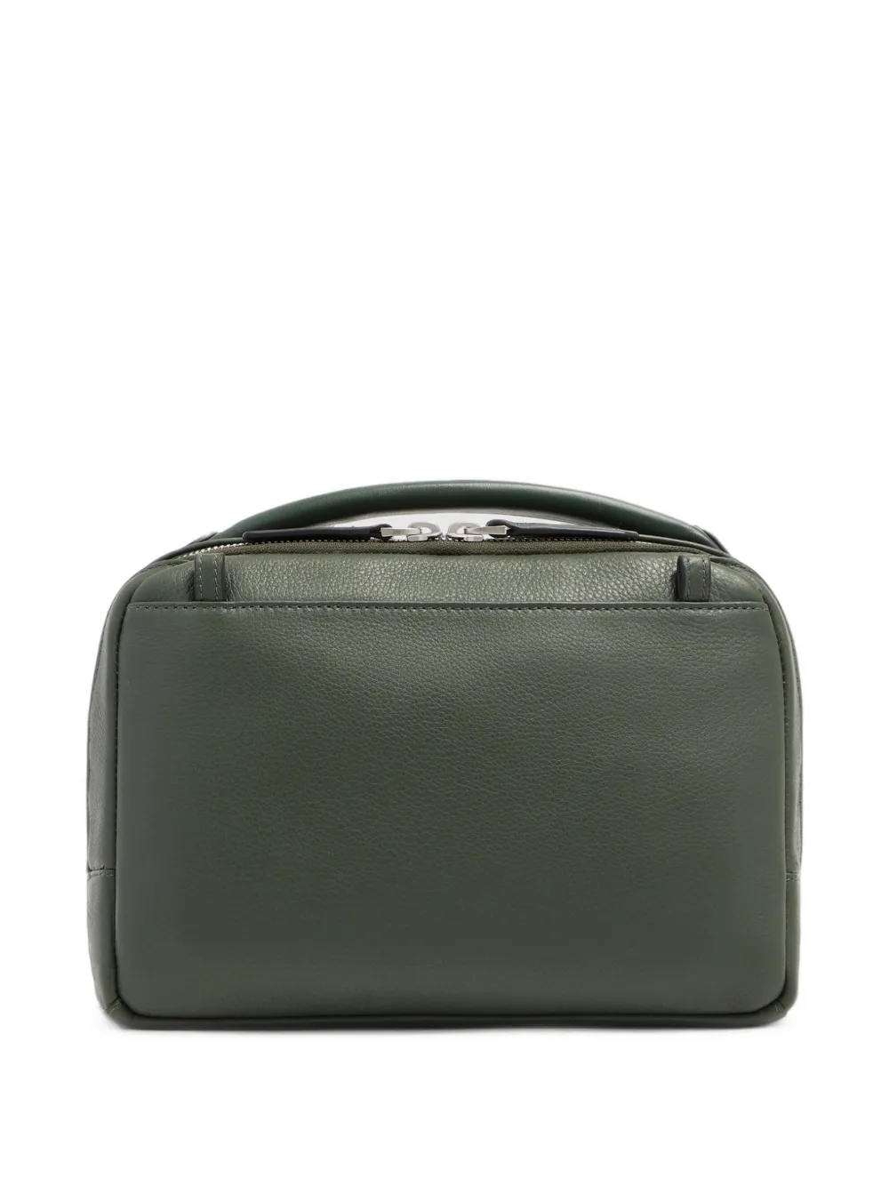 PIQUADRO Leren shopper met gespsluiting Groen