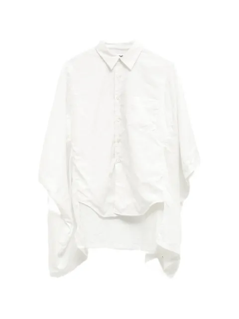 Comme Des Garçons asymmetric layered shirt