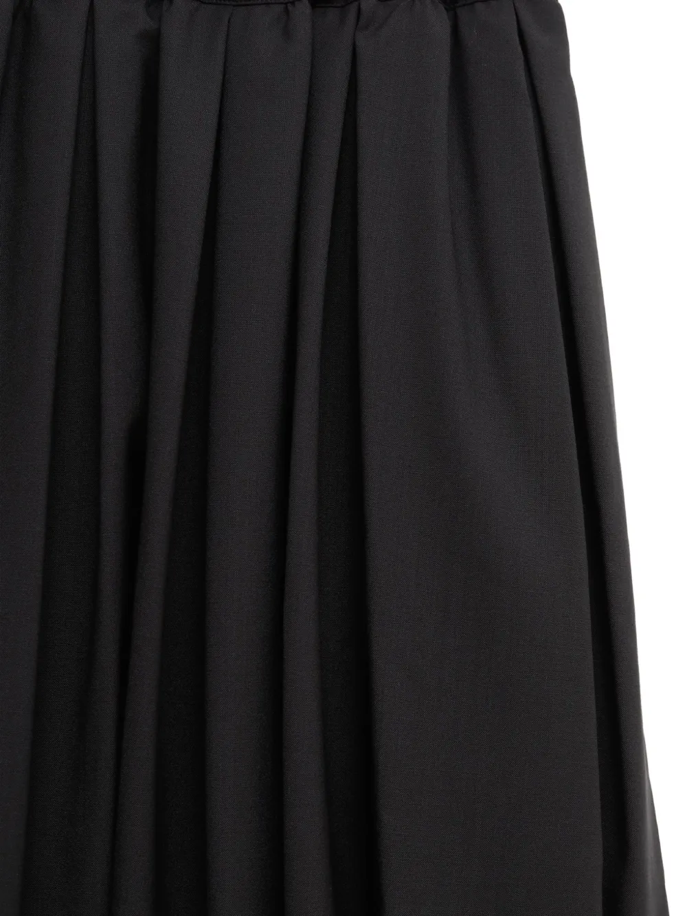 Comme Des Garçons Geplooide broek Zwart