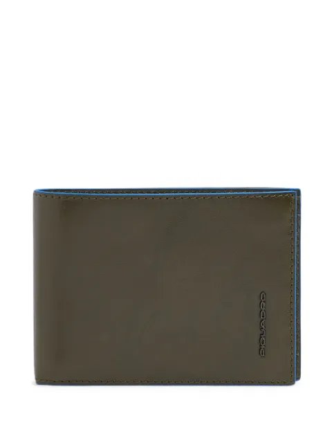 PIQUADRO logo-plaque coin-pocket wallet