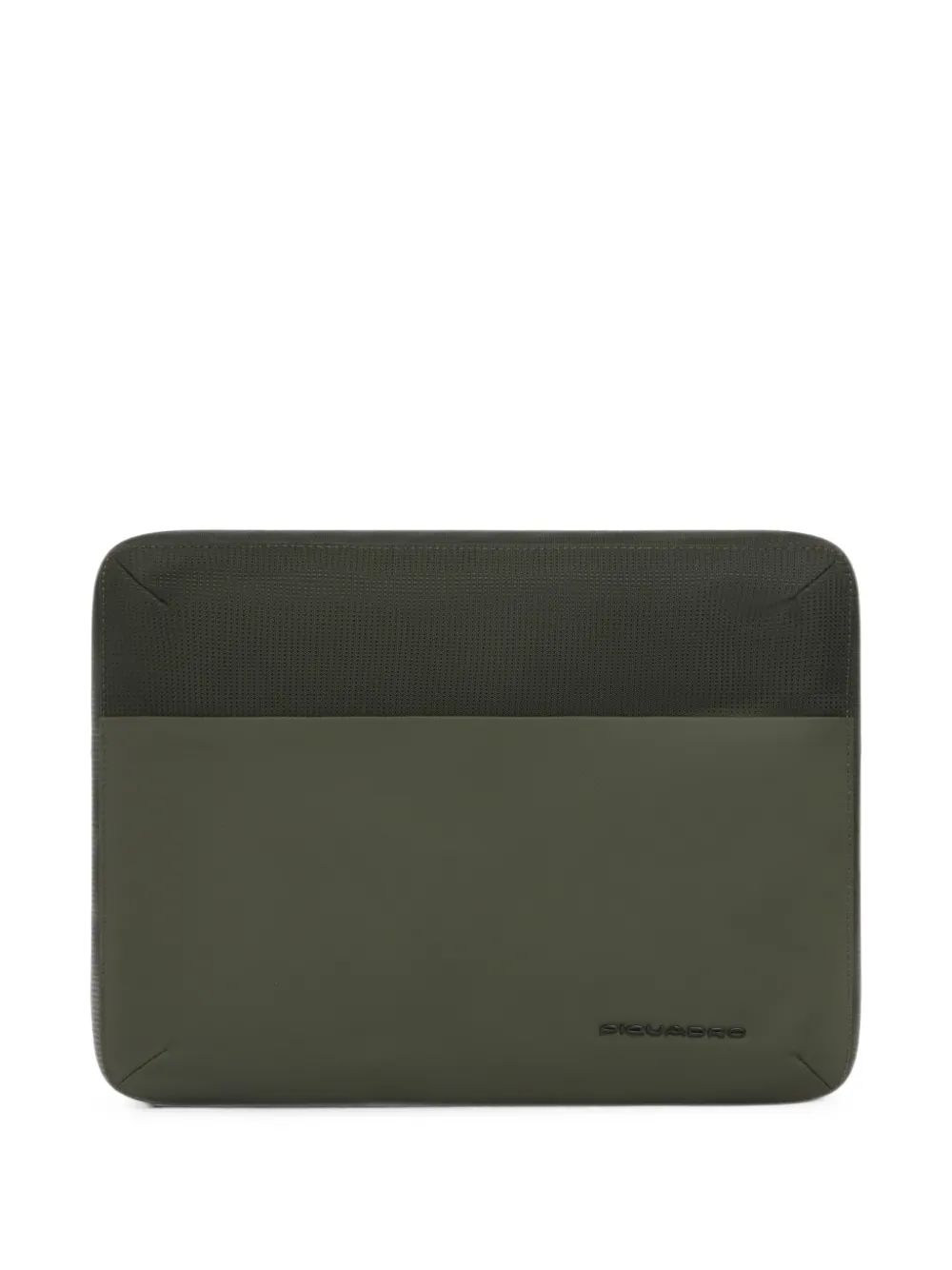 PIQUADRO Sync tablettas met vlakken en logo-print Groen