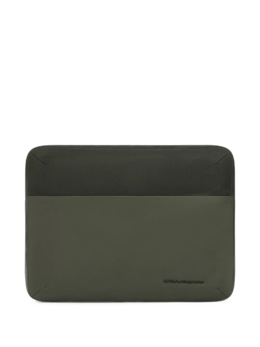 PIQUADRO Sync tablettas met vlakken en logo-print Groen