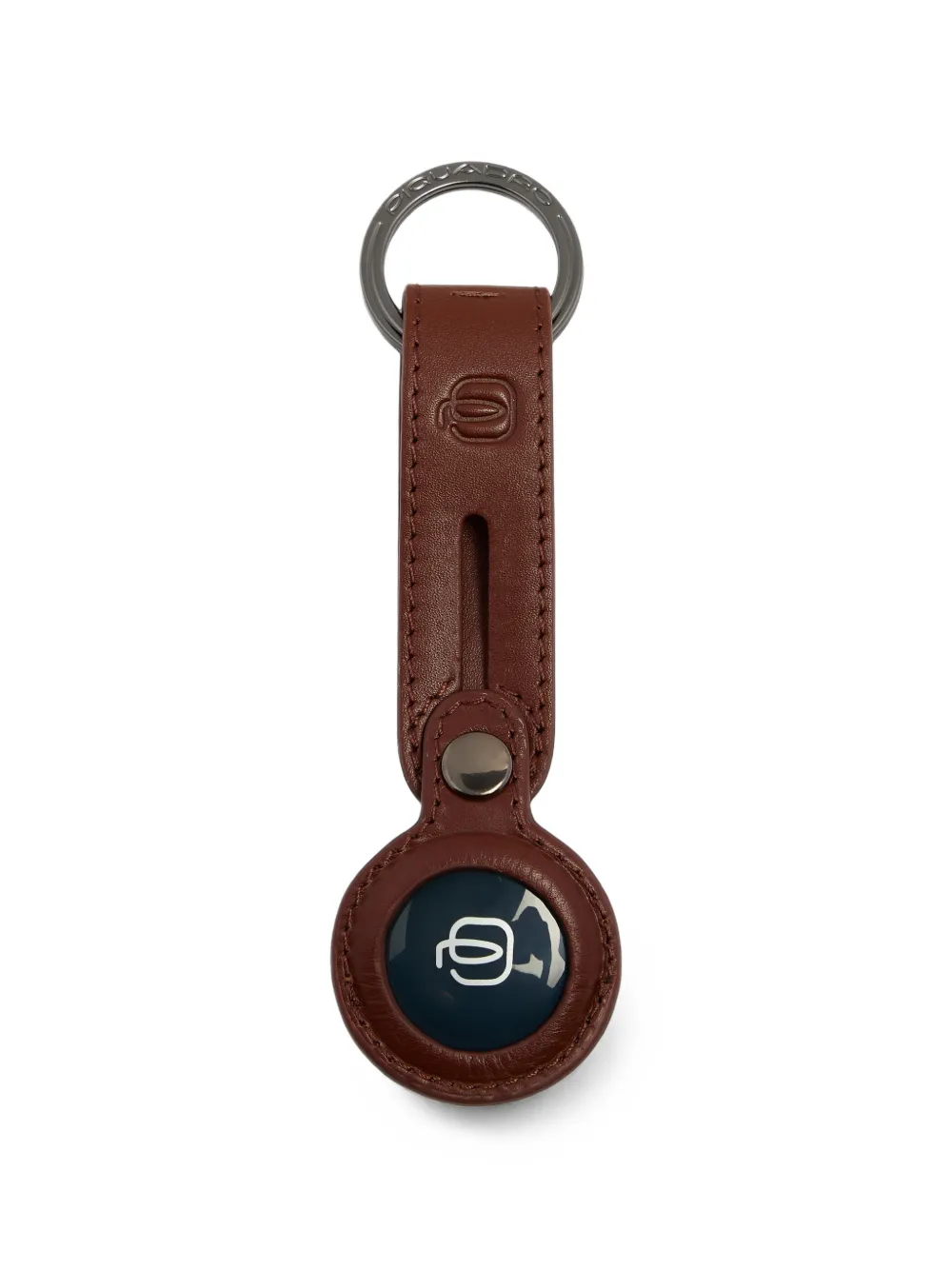 PIQUADRO logo-embossed keyring