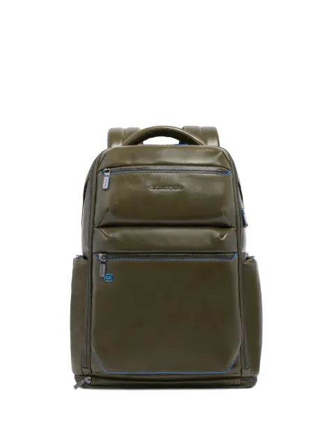 PIQUADRO Mochila para notebook com placa de logo