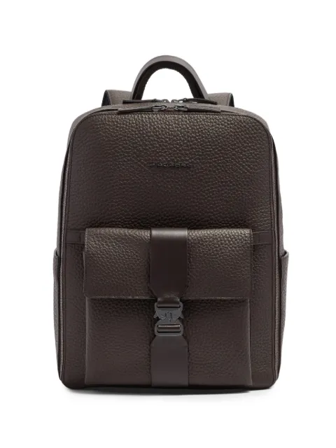 PIQUADRO flap-pocket backpack
