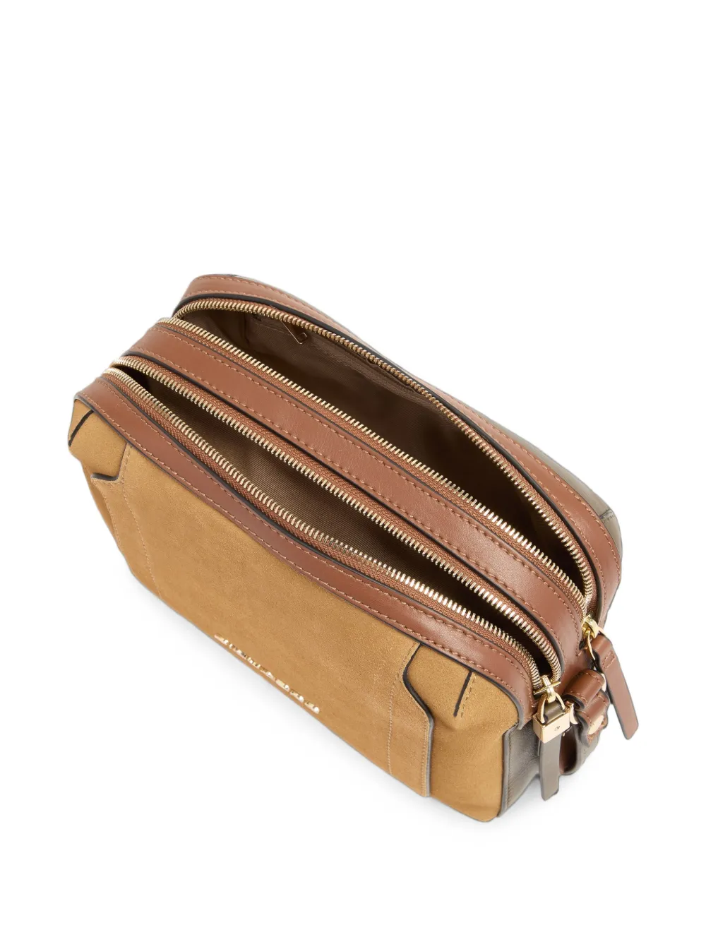 PIQUADRO Crossbodytas met logoplakkaat Bruin