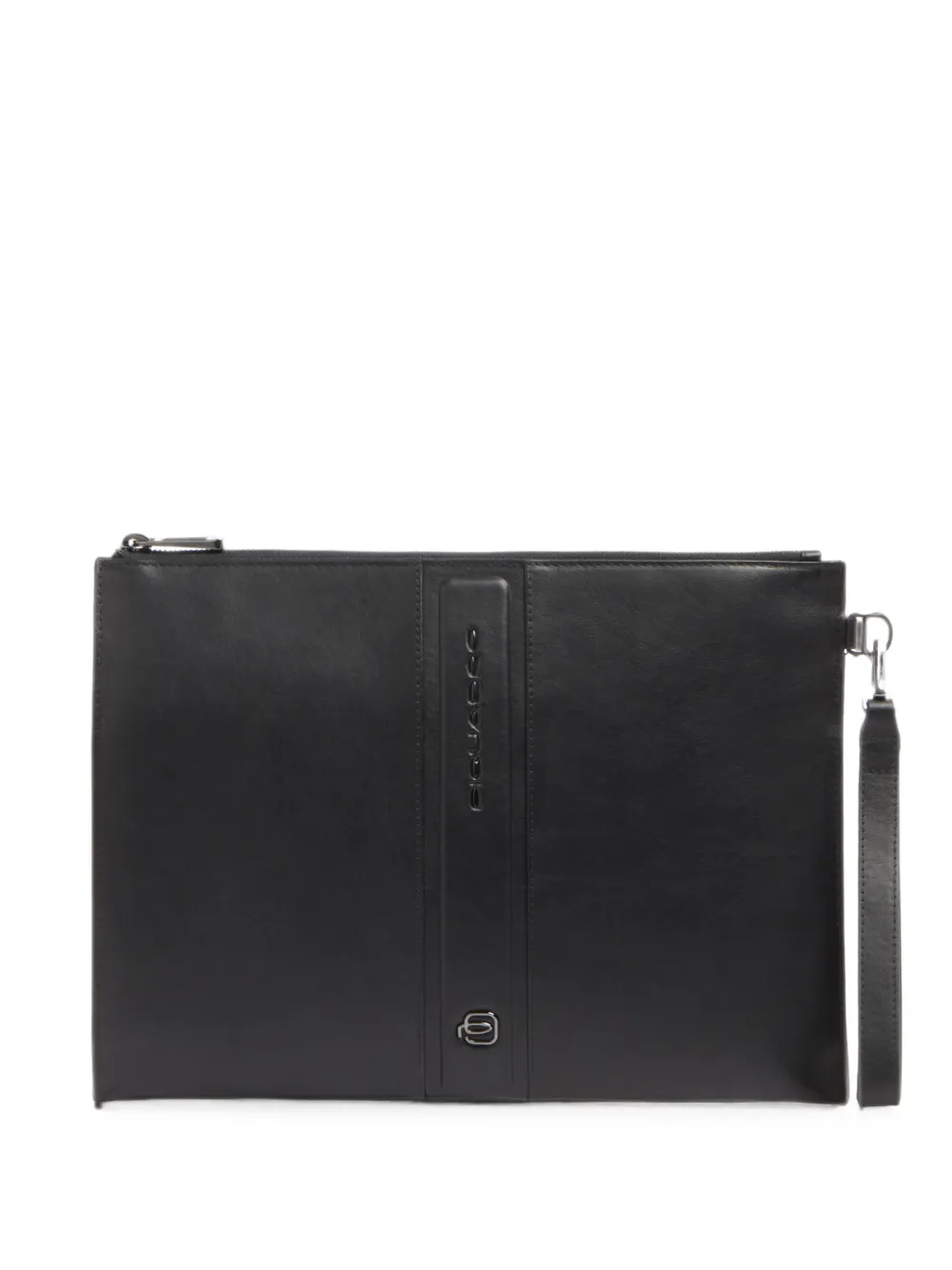 PIQUADRO logo-plaque clutch bag