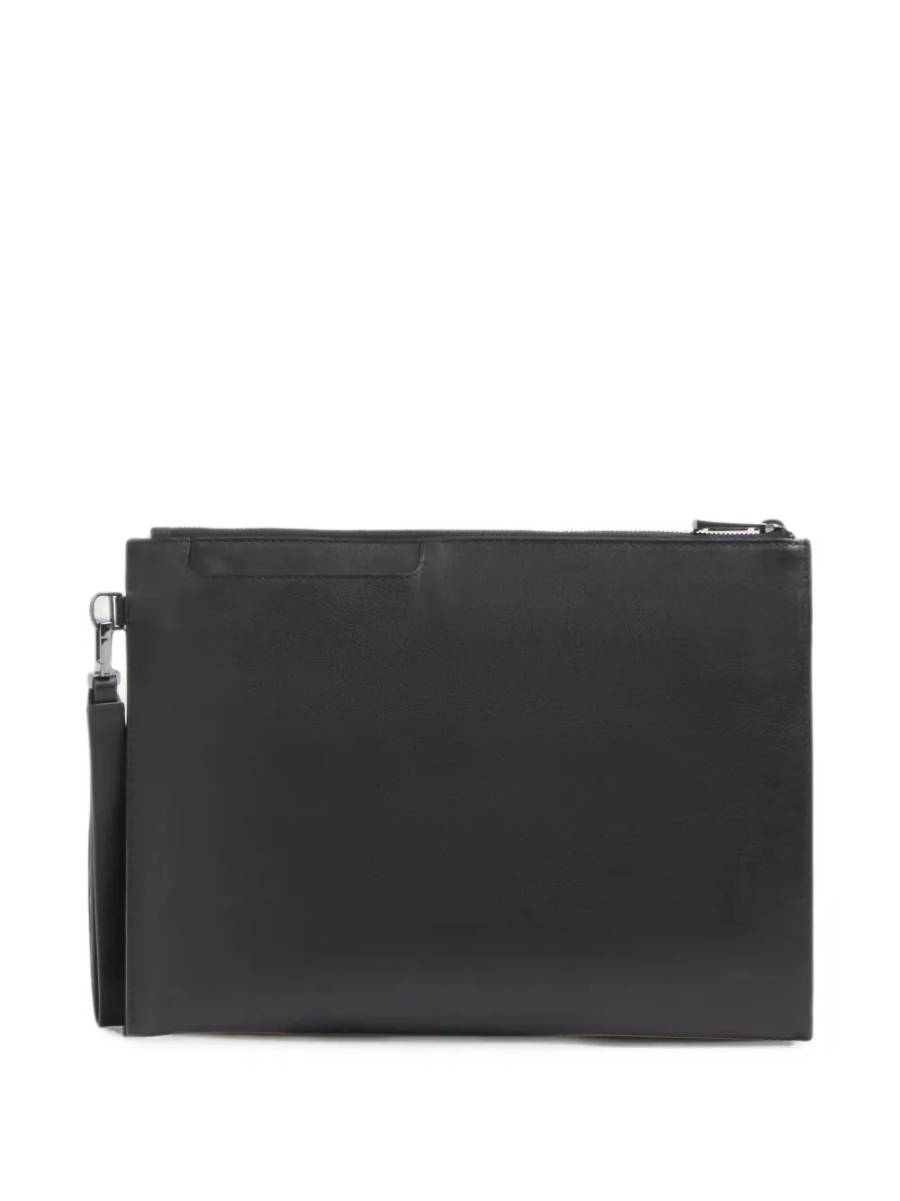 PIQUADRO Clutch met logoplakkaat Zwart
