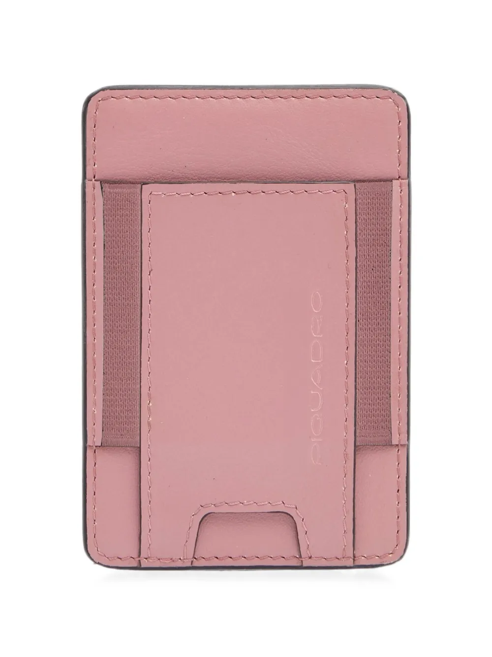 PIQUADRO Magsafe leren pasjeshouder Roze