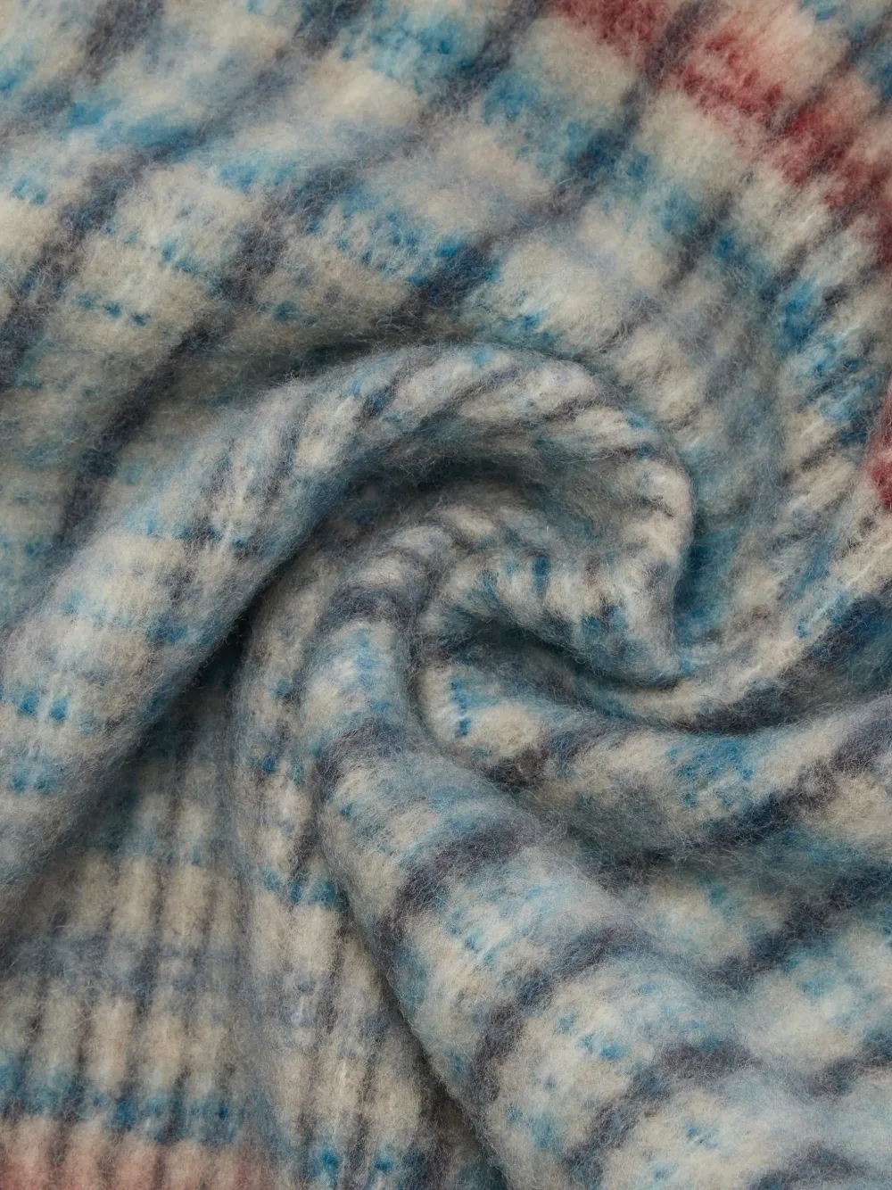 PIQUADRO Geruite sjaal Blauw
