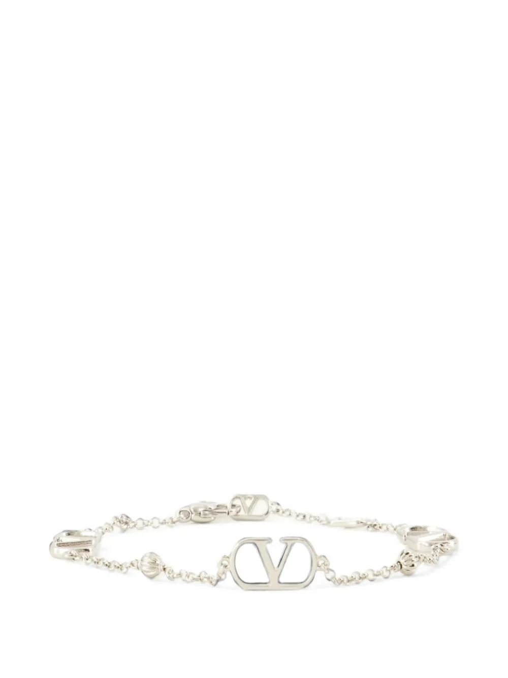 Valentino Garavani VLogo Signature chain bracelets - Argento