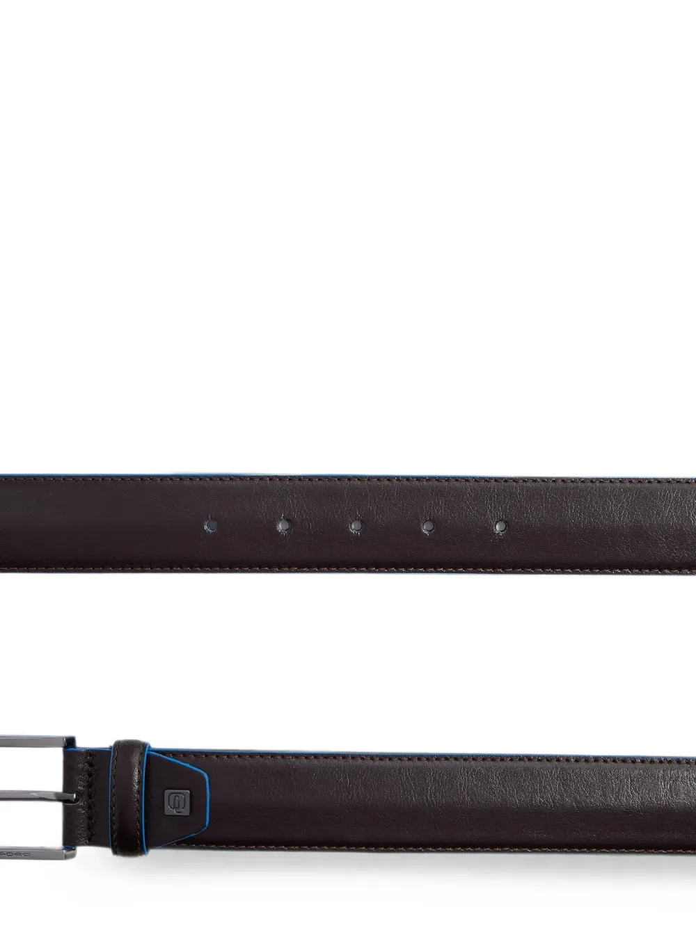 PIQUADRO Riem met logoplakkaat Bruin