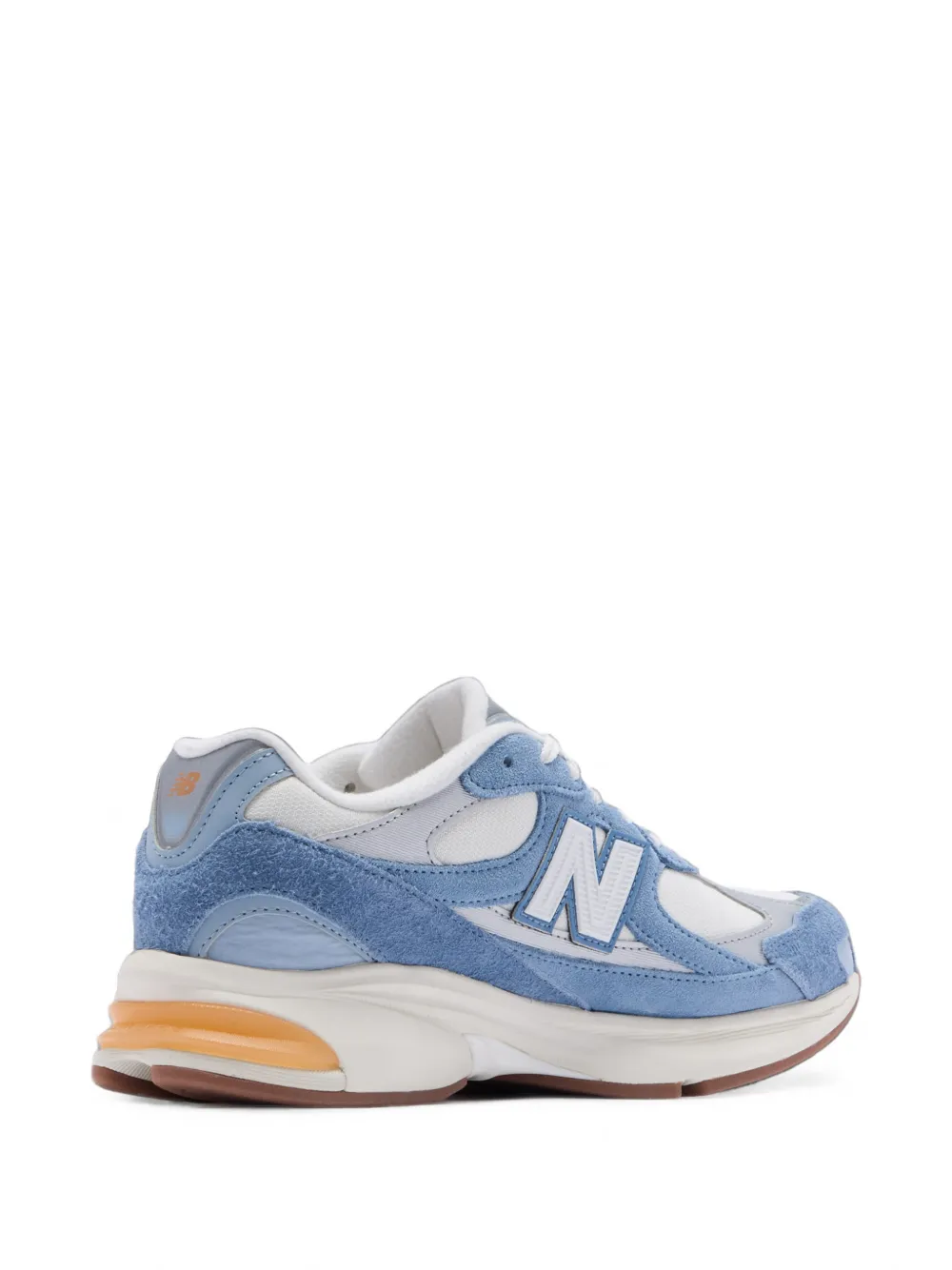 New Balance 2010 suede-panelled sneakers Blauw