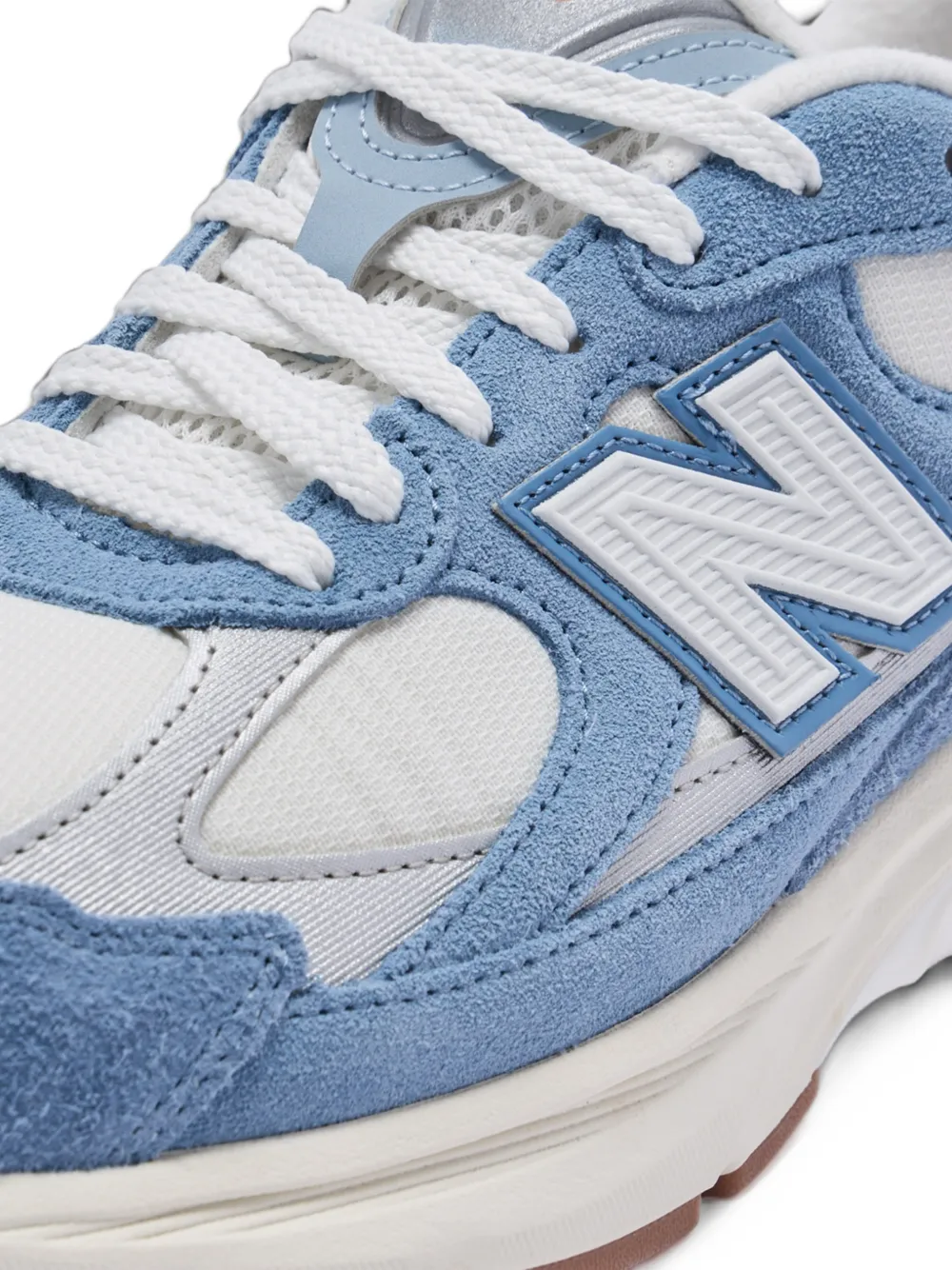 New Balance 2010 suede-panelled sneakers Blauw