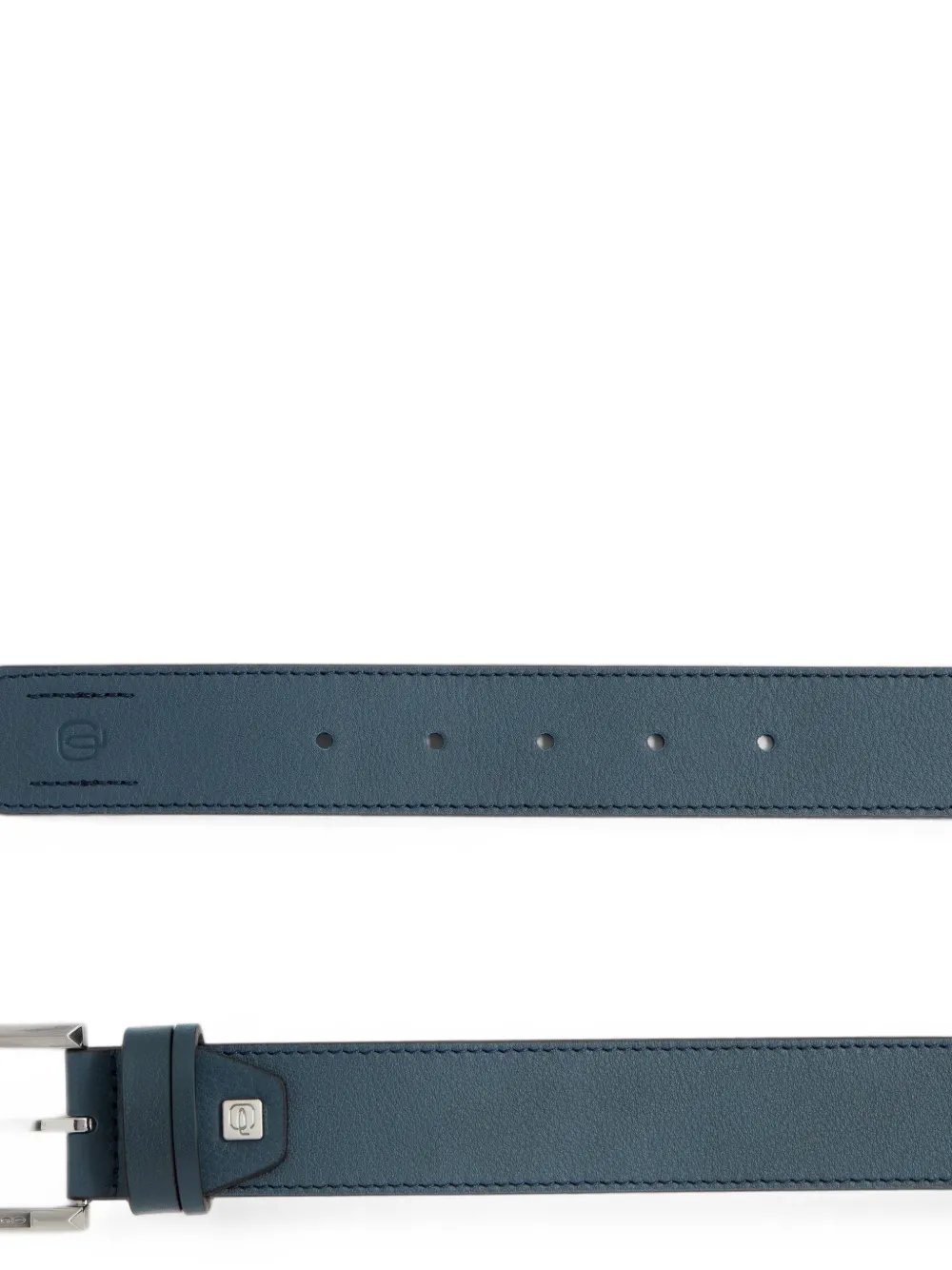 PIQUADRO Riem met logo-plakkaat Blauw