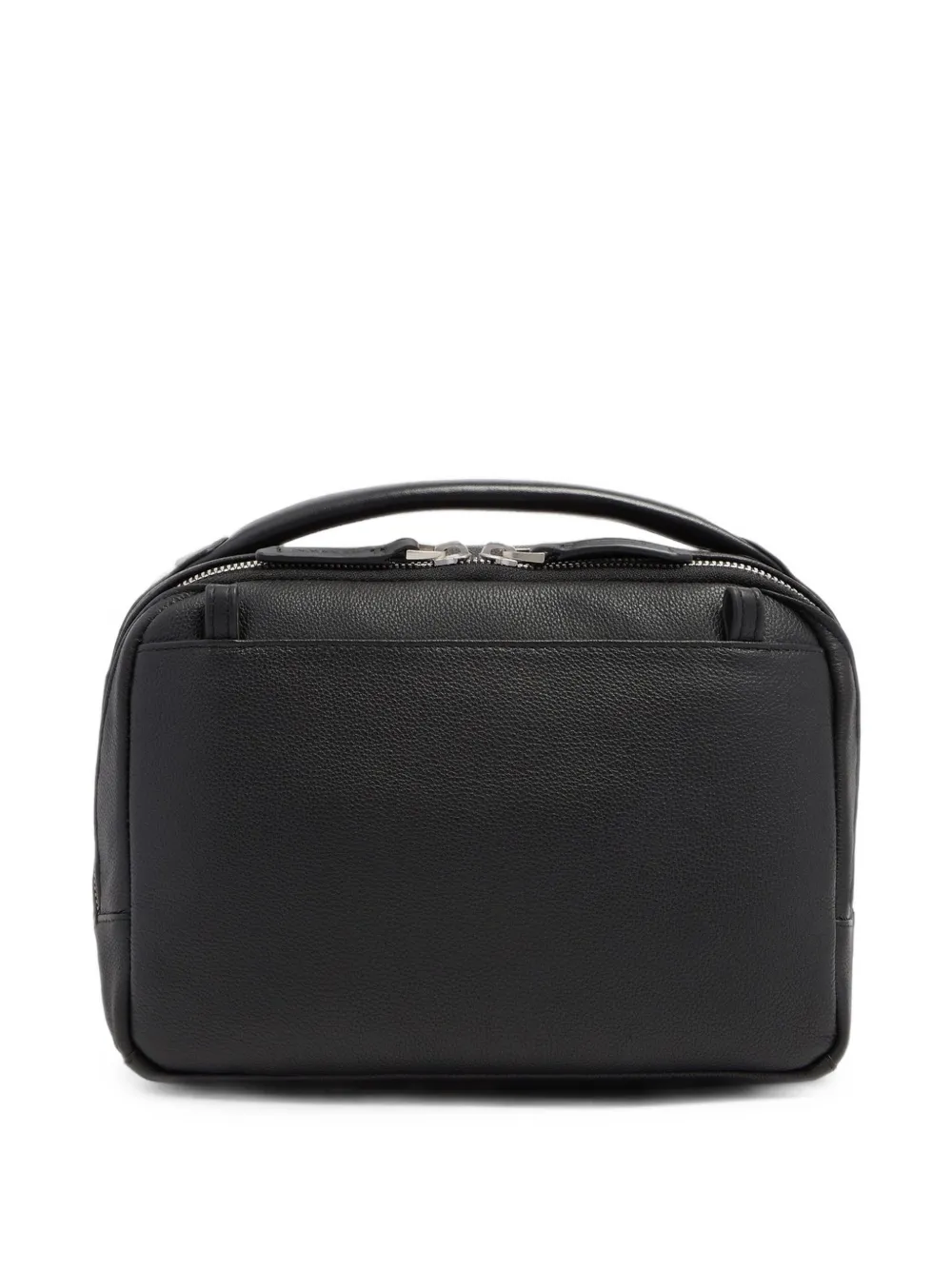 PIQUADRO logo-plaque shoulder bag Zwart