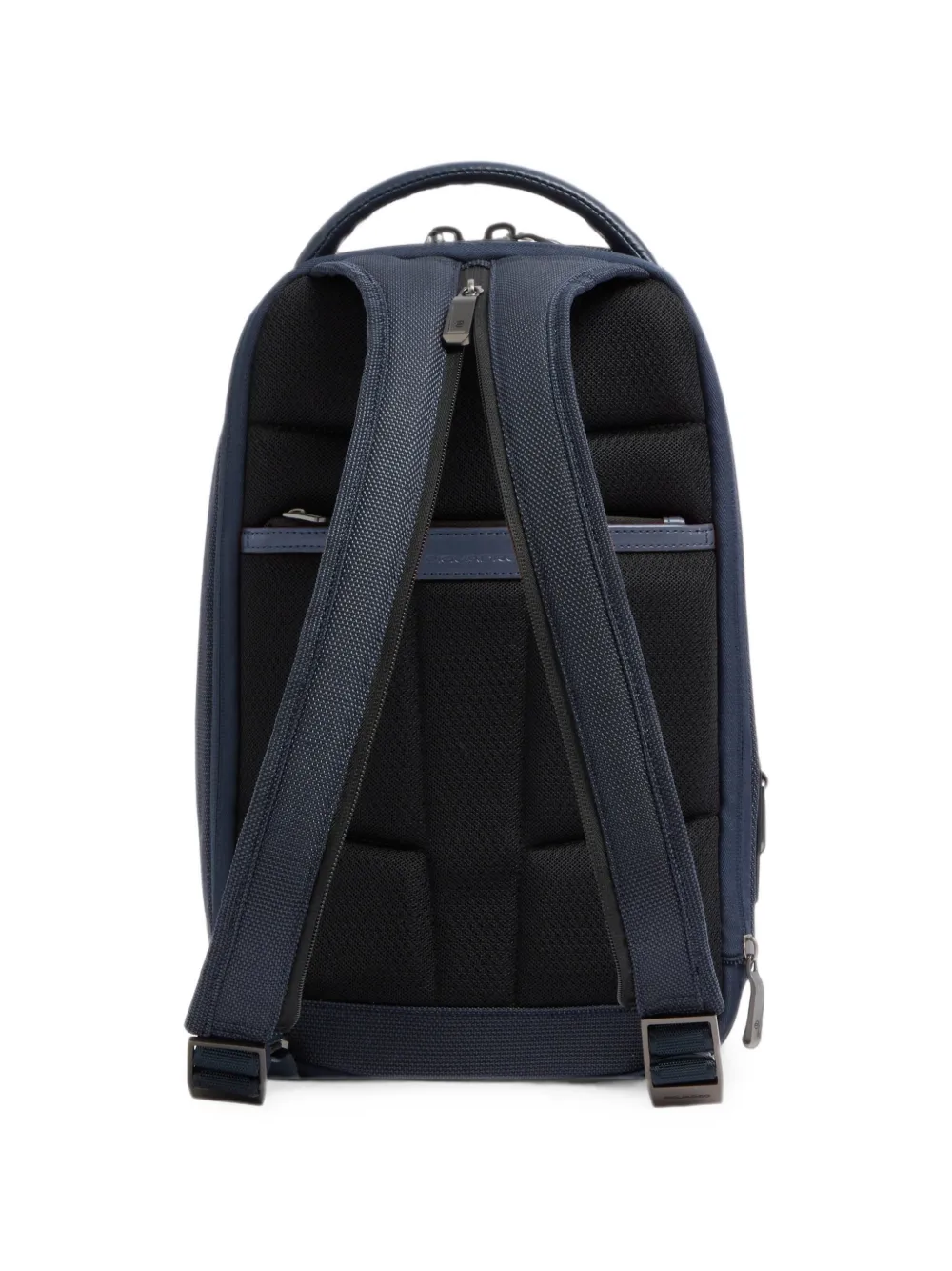 PIQUADRO Schoudertas met logoplakkaat Blauw