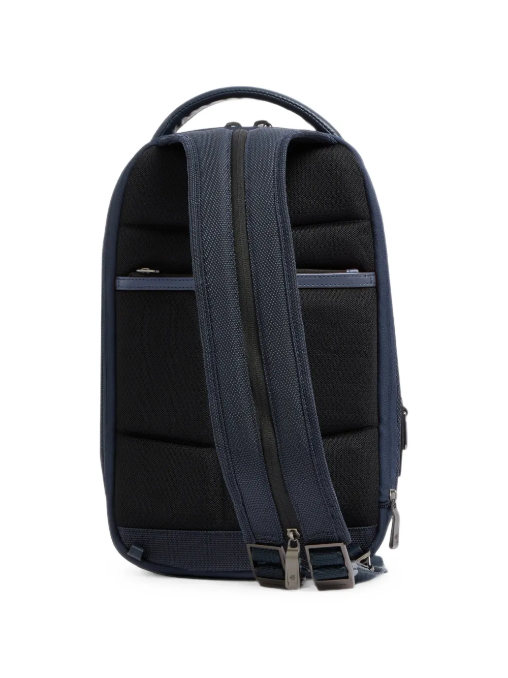 PIQUADRO Schoudertas met logoplakkaat Blauw