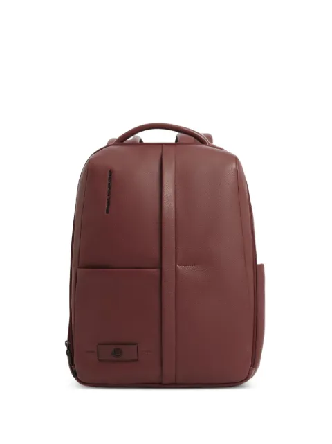 PIQUADRO mochila de piel con cierre