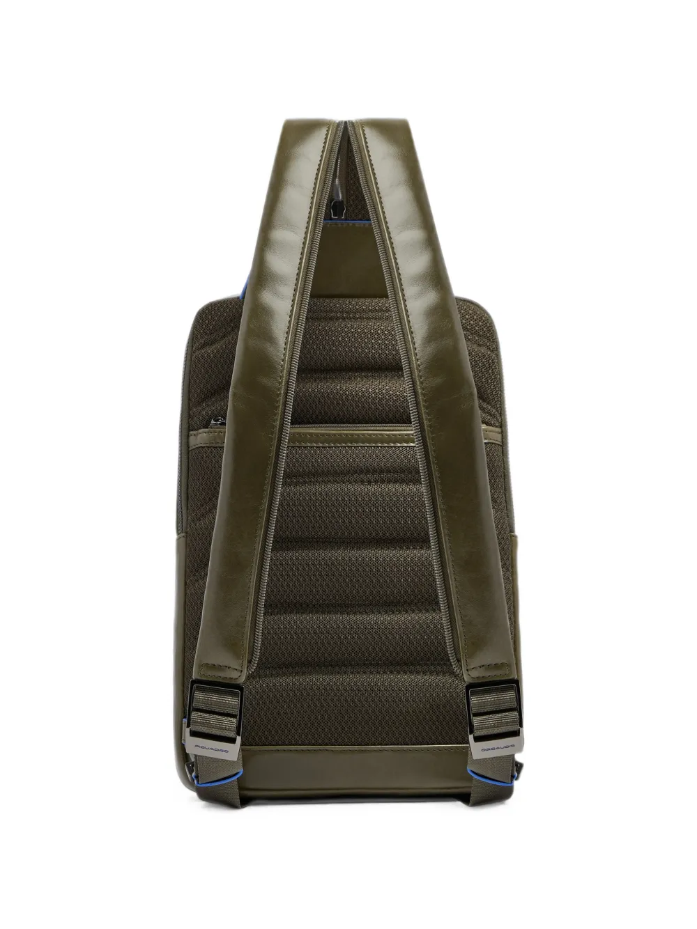 PIQUADRO Verstelbare leren sling tas Groen