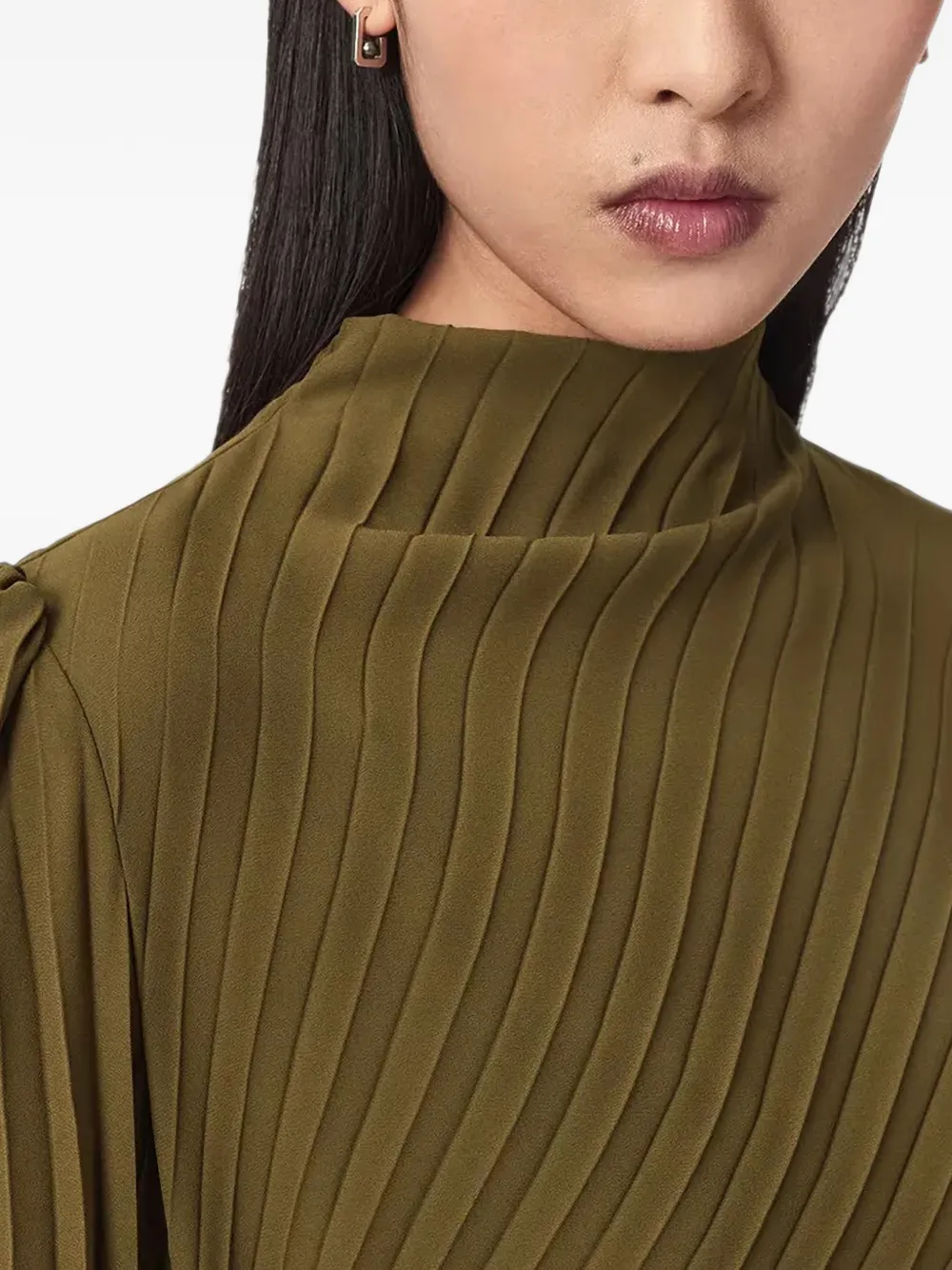 AllSaints Asymmetrische jurk Groen