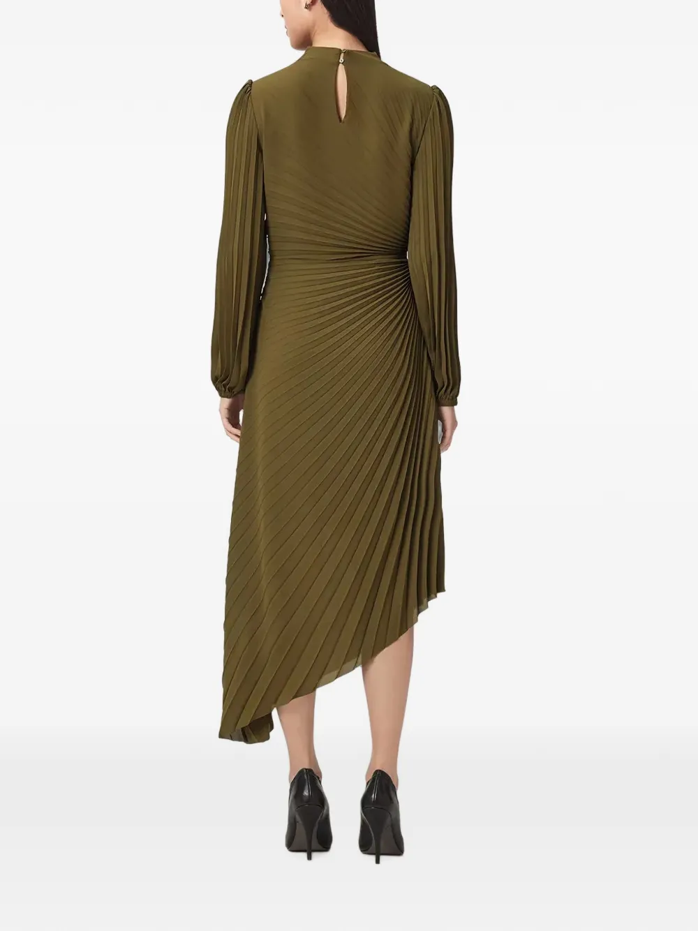 AllSaints Asymmetrische jurk Groen