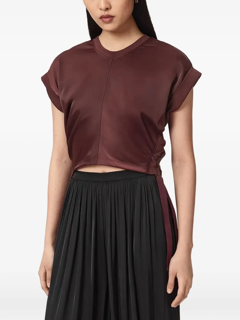 AllSaints side-tie blouse