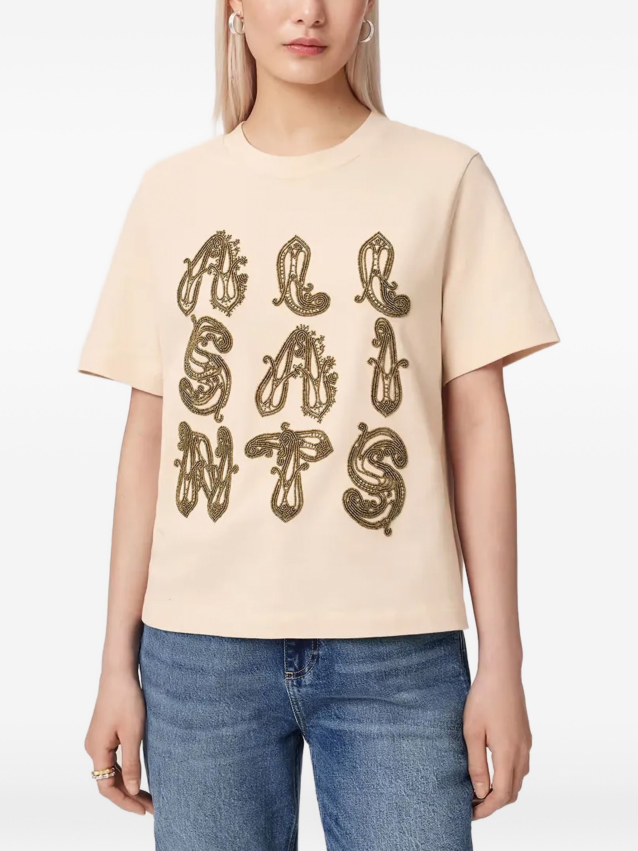 Ella logo-embellished T-shirt - Image 1