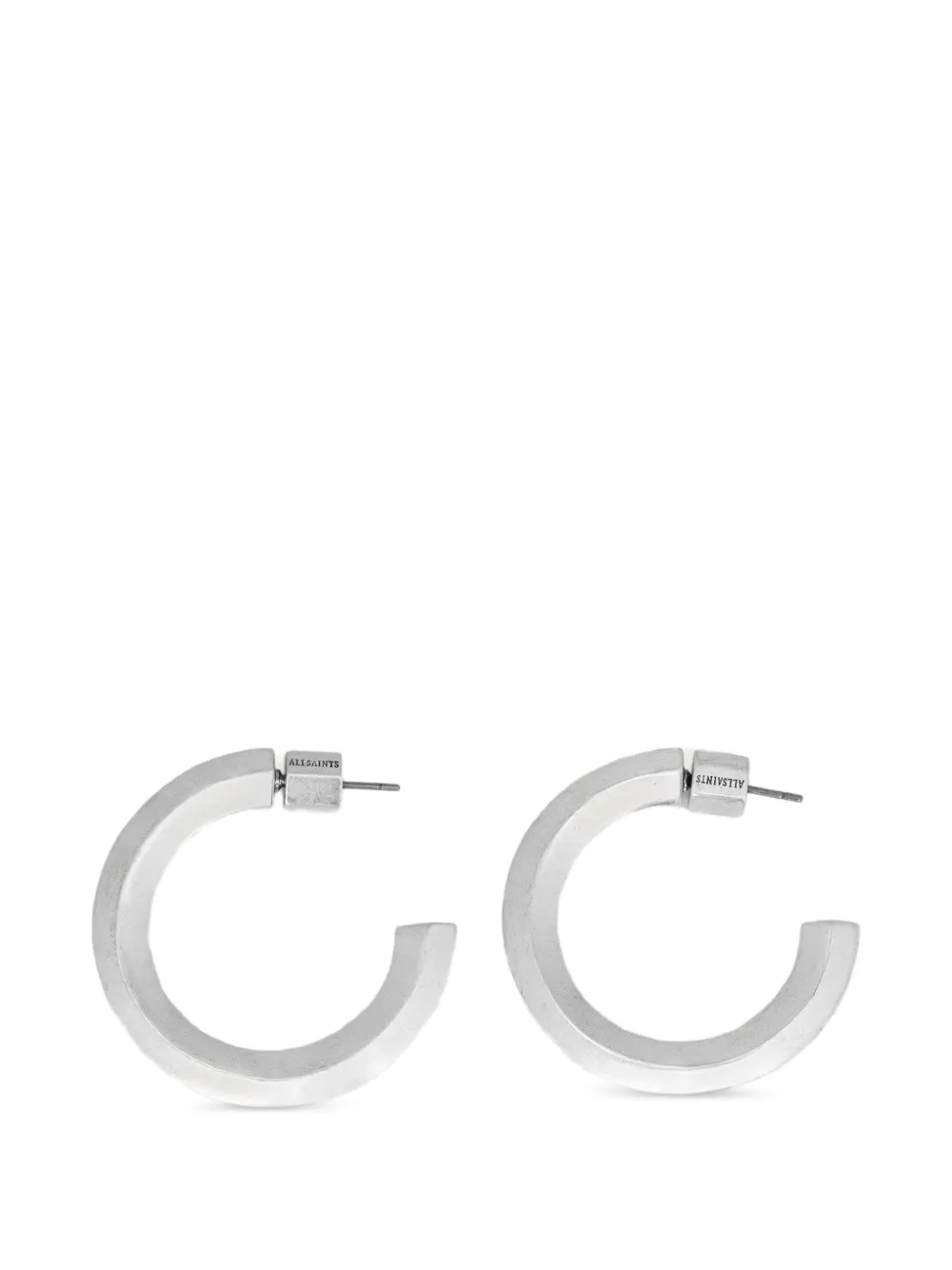 AllSaints créoles à design épais - Argent AllSaints créoles à design épais - Argent