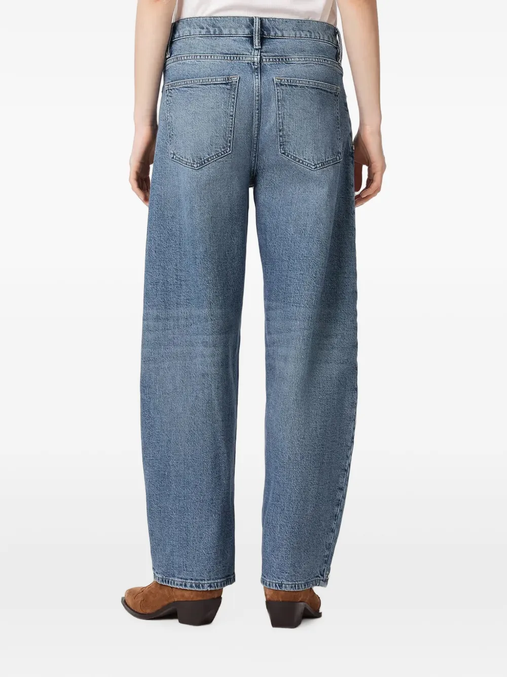 AllSaints Sadie belt-loop jeans Blauw