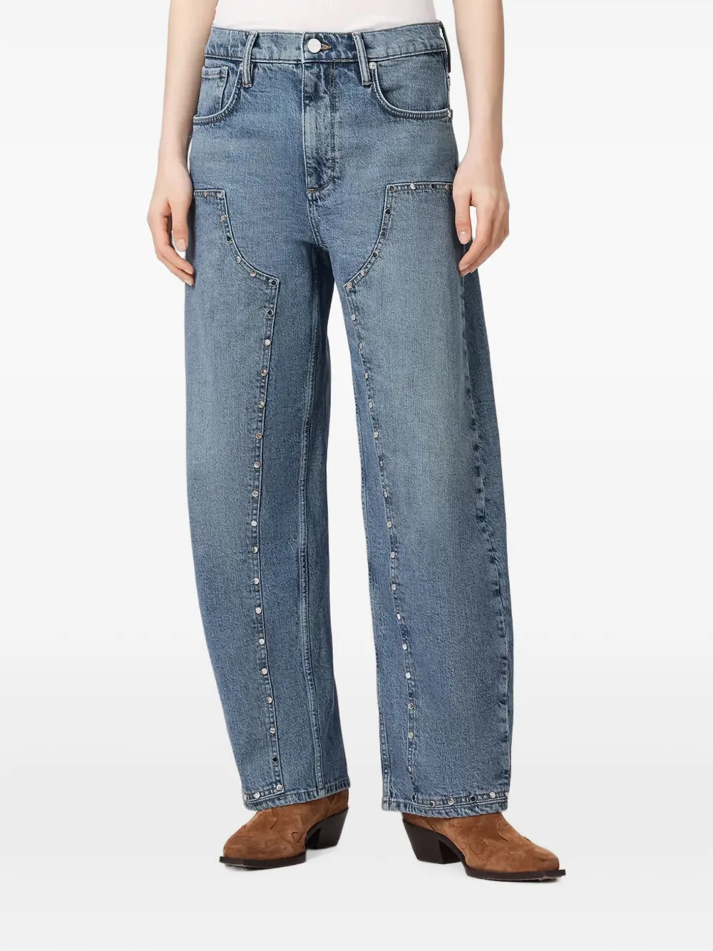 AllSaints Sadie belt-loop jeans