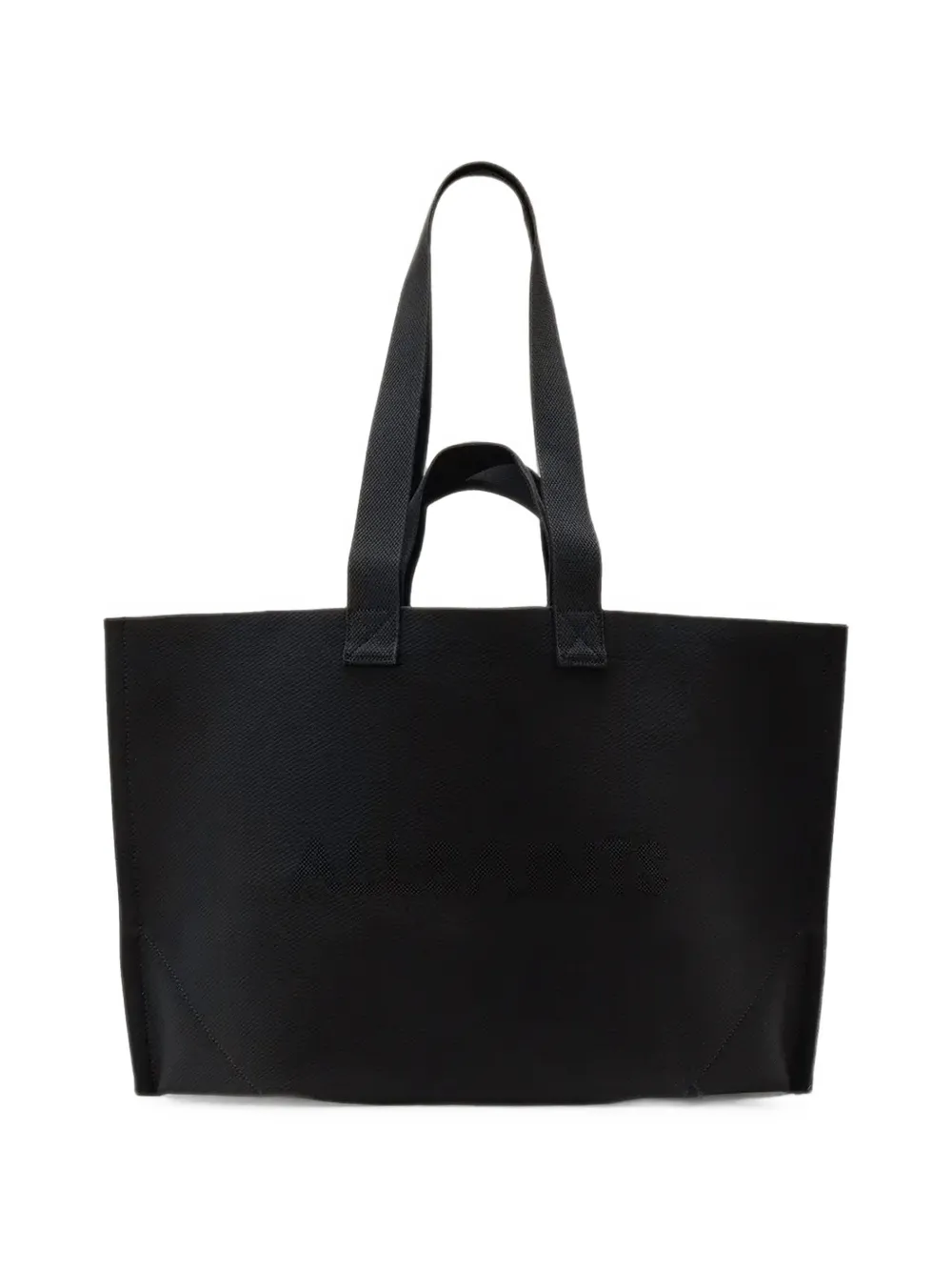 AllSaints Lutece logo-print tote bag