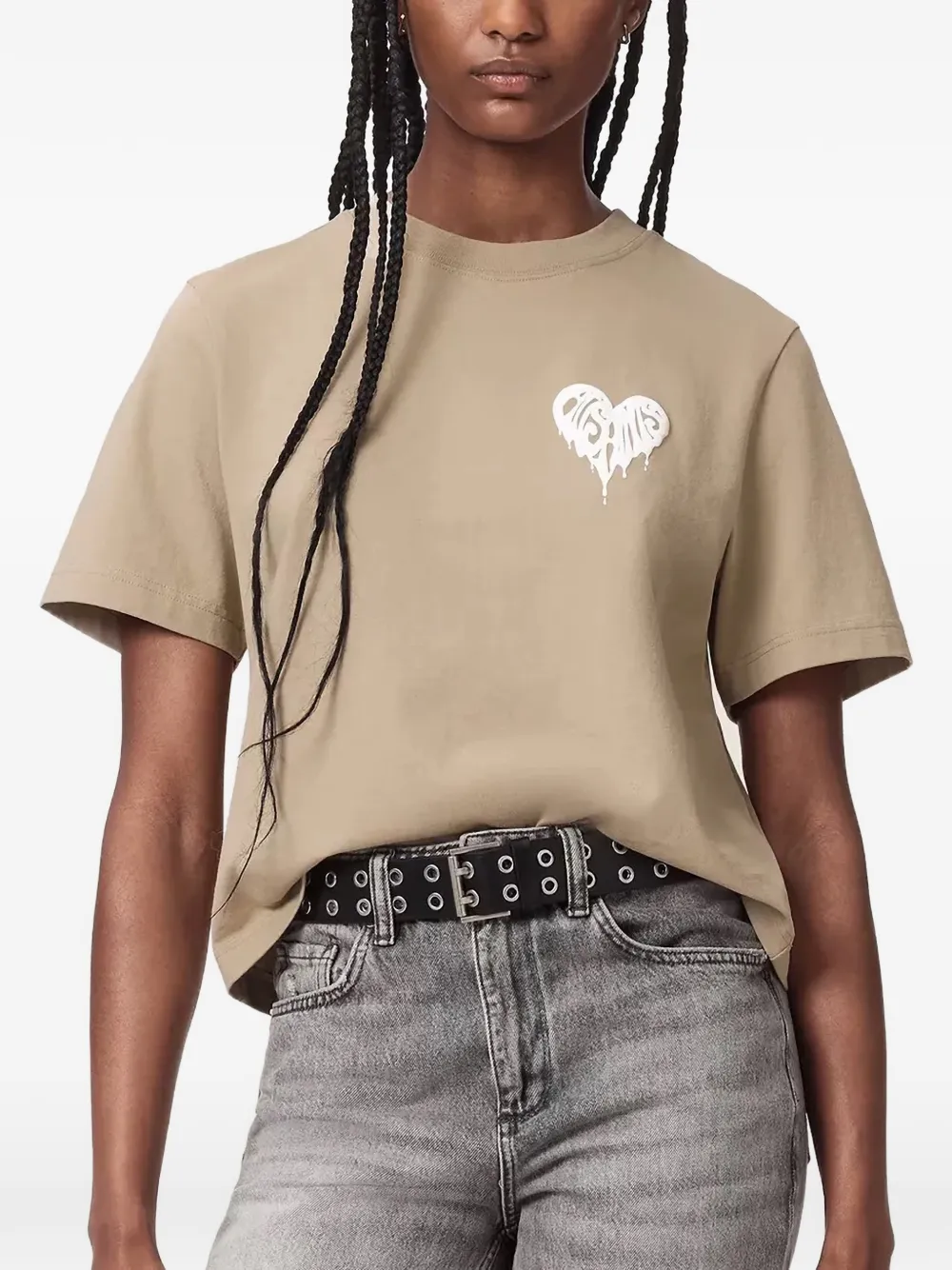 AllSaints Trip heart-print T-shirt