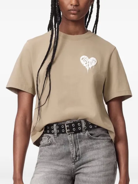AllSaints t-shirt Trip à imprimé cœur