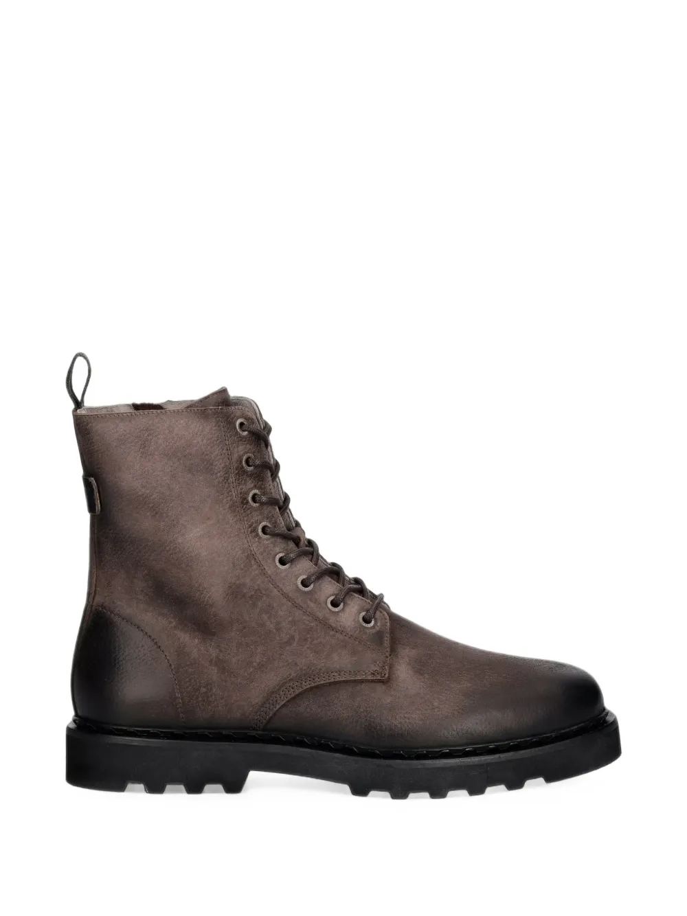 AllSaints Skiff lace-up leather boots
