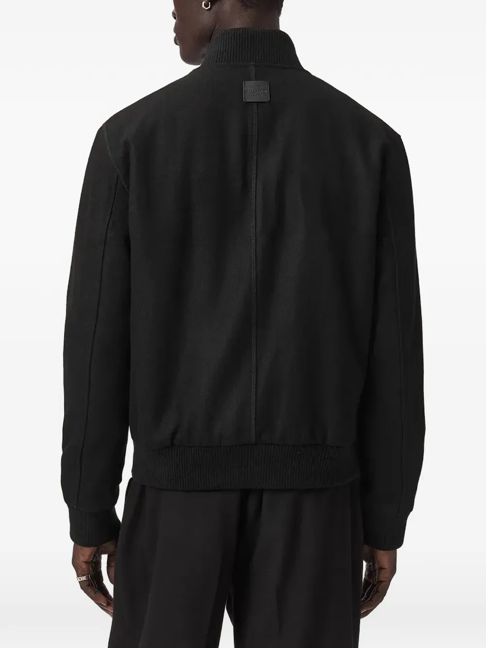AllSaints Bomberjack met rits Zwart