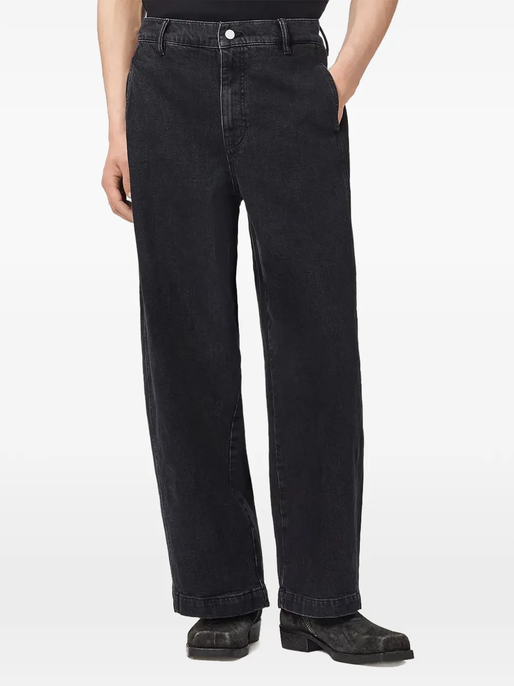 AllSaints straight-leg jeans - Nero