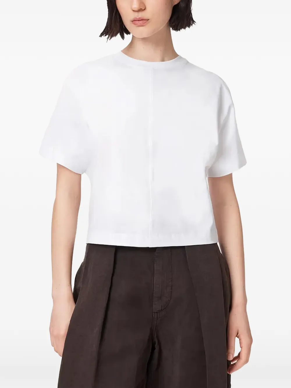 AllSaints pleated-back T-shirt