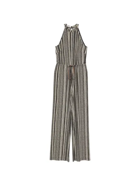 Siyu Baez striped halterneck jumpsuit
