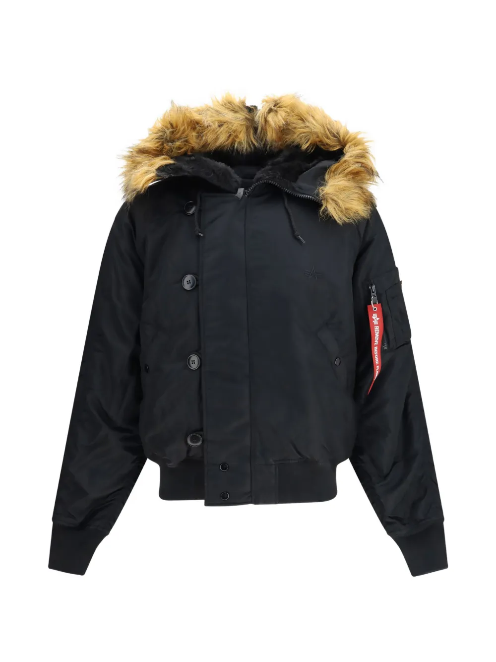 Alpha Industries N-2B Heritage faux-fur trim jacket