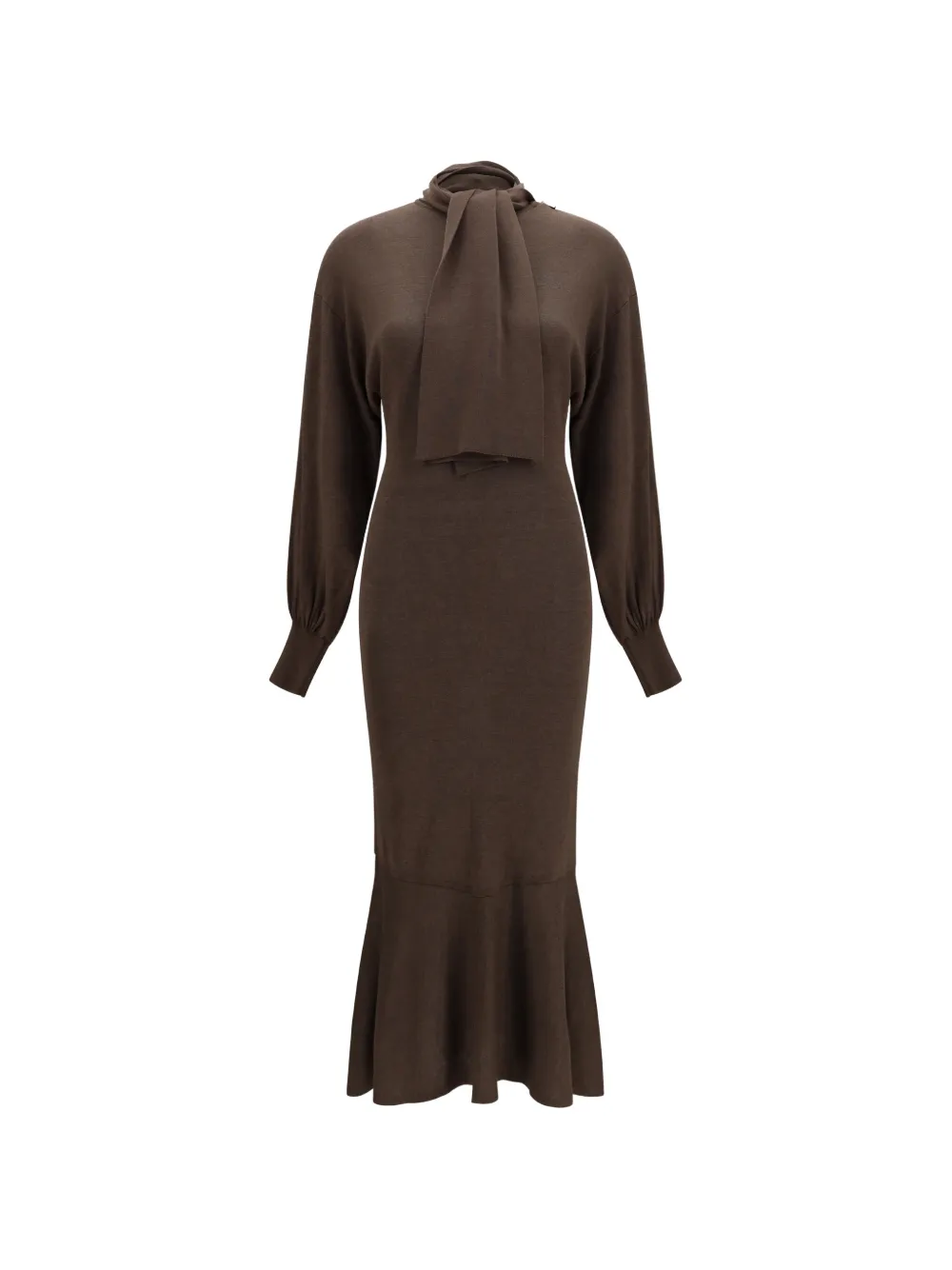 Jacquemus The Losange scarf-detail knitted dress