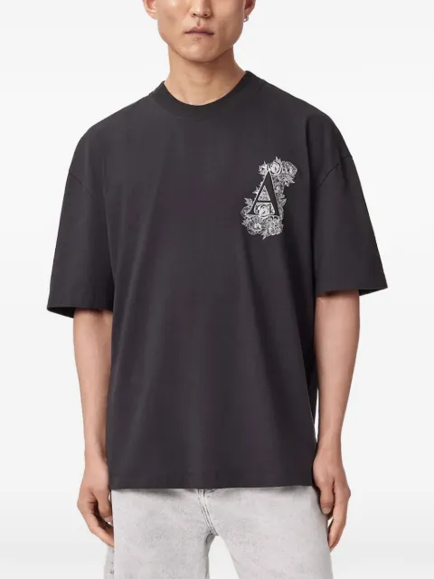 AllSaints camiseta con estampado gráfico