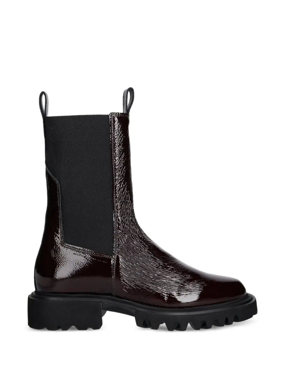 AllSaints Hallie leather boots - Marrone