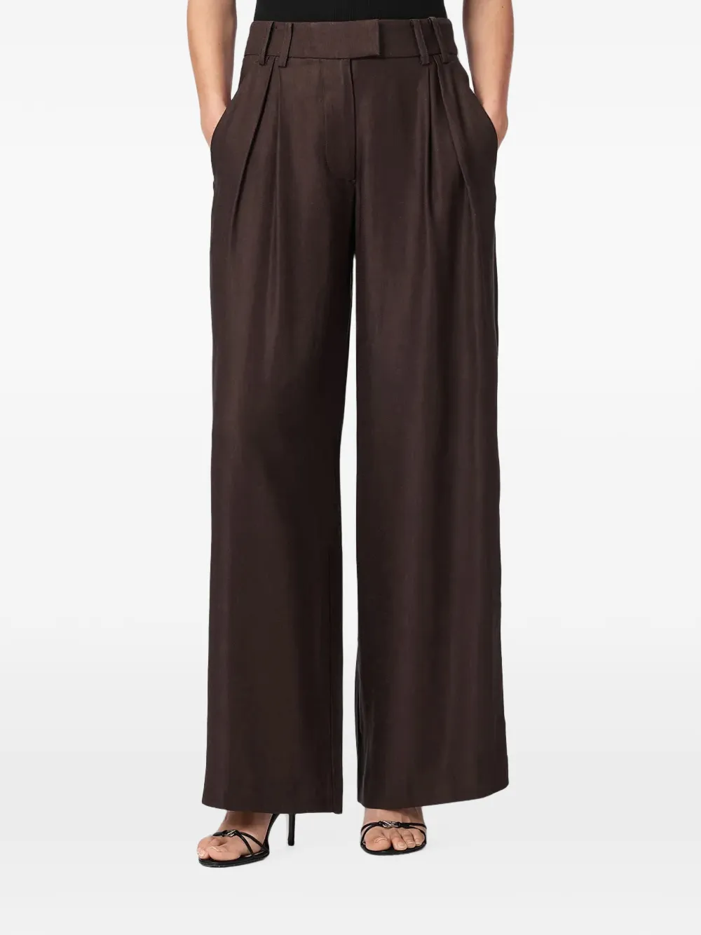 AllSaints pantalon ample à pinces - Marron AllSaints pantalon ample à pinces - Marron