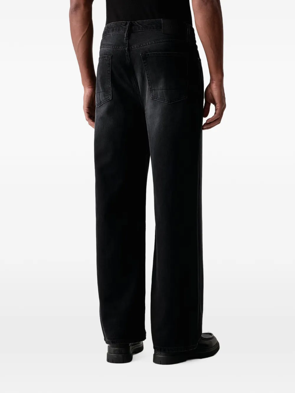 AllSaints straight-leg jeans Zwart