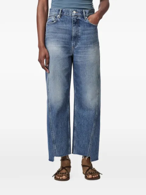 AllSaints raw-hem wide-leg jeans